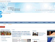 Tablet Screenshot of eglisecatholique-ci.org